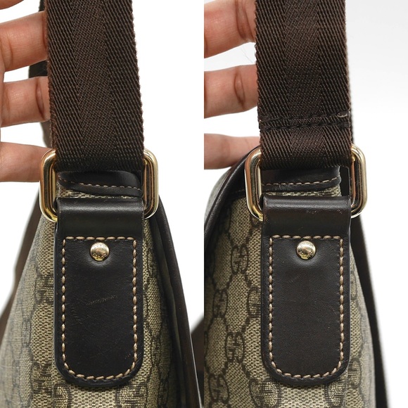 🍓GUCCI GG Supreme PVC Messenger Bag - Picture 10 of 13